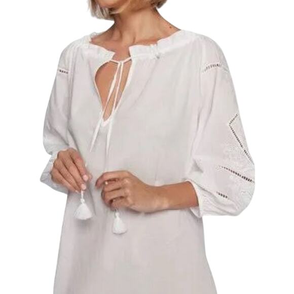 Lauren Ralph Lauren Other - Ralph Lauren Beach Club Solids Embroidered Dress White Size S
